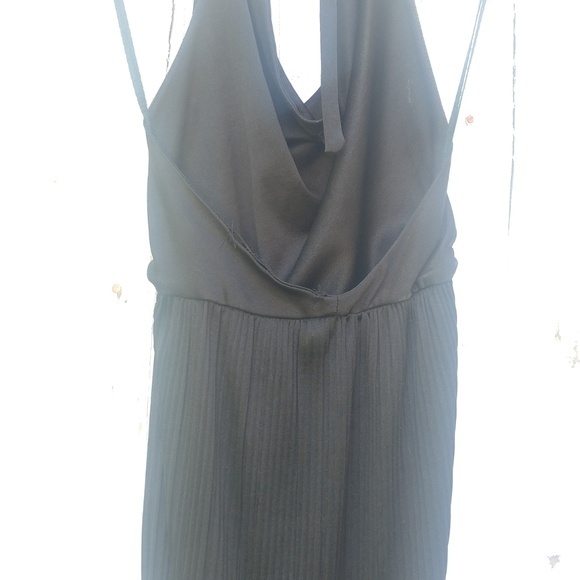 1970s Black Backless Dress - Picture 6 of 7